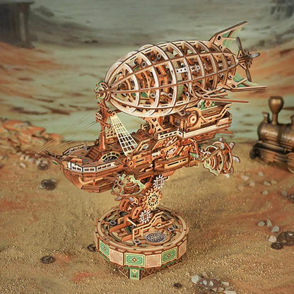 Desktrim™ | Sailing In Fog - 3D Mechanical Airship Puzzle