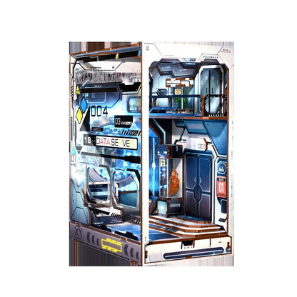 Desktrim™ | Diy Book Nook Shelf - Alien Hub Sci-Fi