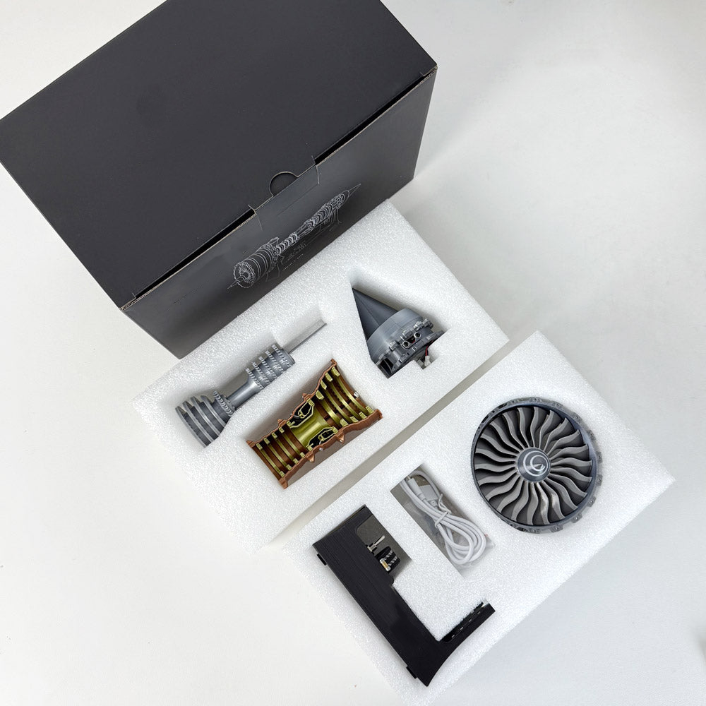 Desktrim™ | Professional Turbofan Engine (25cm / 10in) flagship version Diy Kits