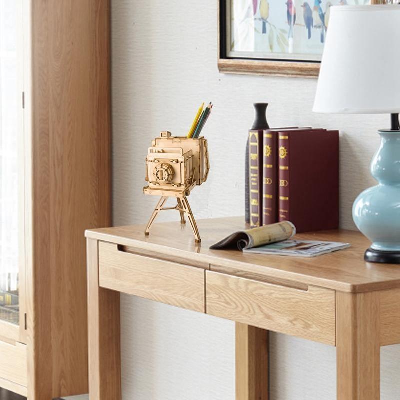 Desktrim™ | Vintage Camera 3D Wooden Puzzle